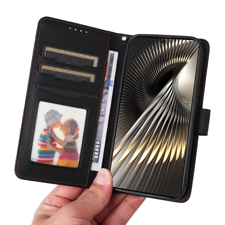 For Redmi Turbo 3 BETOPNICE BN-005 2 in 1 Detachable Imitate Genuine Leather Phone Case(Black)