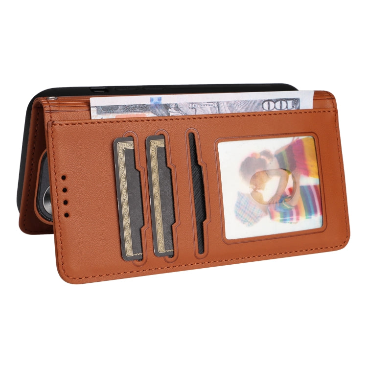 For Redmi Turbo 3 BETOPNICE BN-005 2 in 1 Detachable Imitate Genuine Leather Phone Case(Brown)