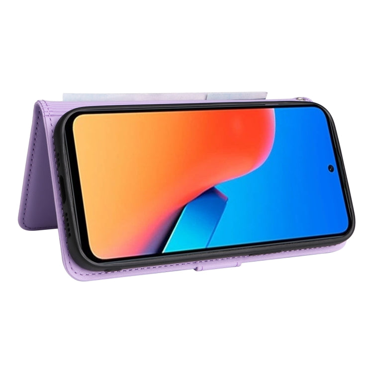 For Redmi 12 4G BETOPNICE BN-005 2 in 1 Detachable Imitate Genuine Leather Phone Case(Light Purple)