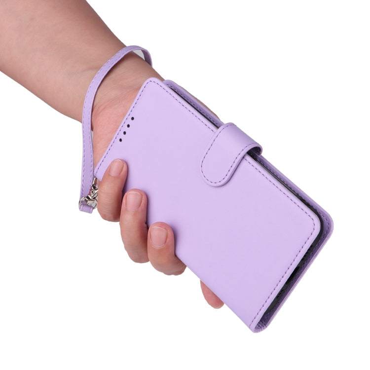 For Redmi 14C 4G BETOPNICE BN-005 2 in 1 Detachable Imitate Genuine Leather Phone Case(Light Purple)