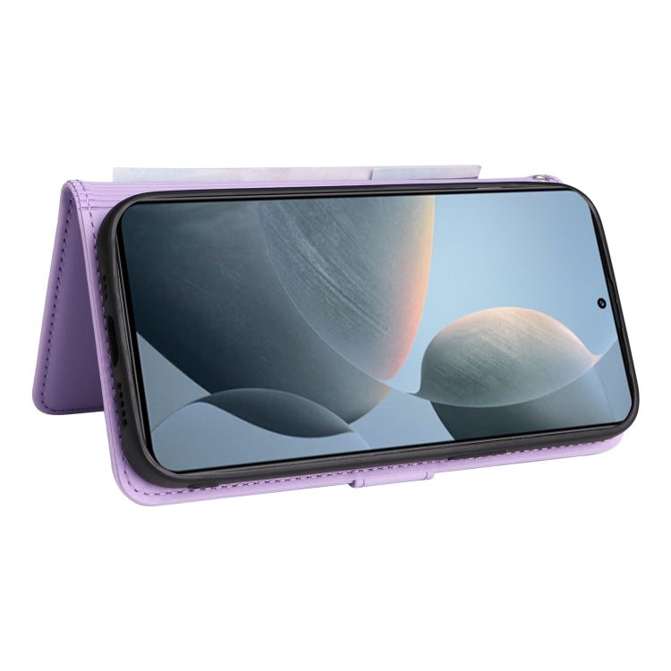 For Xiaomi POCO F6 Pro BETOPNICE BN-005 2 in 1 Detachable Imitate Genuine Leather Phone Case(Light Purple)