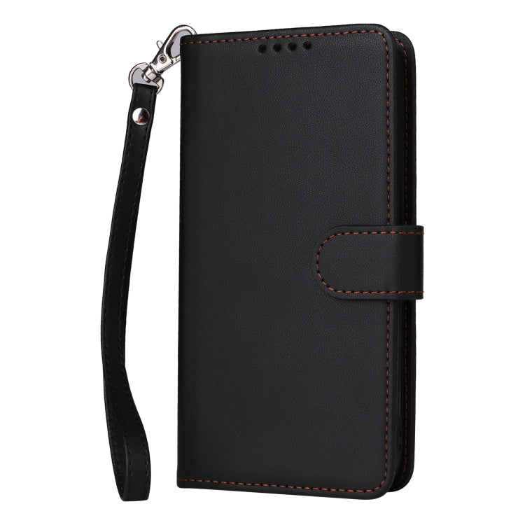 For Xiaomi POCO F6 Pro BETOPNICE BN-005 2 in 1 Detachable Imitate Genuine Leather Phone Case(Black)