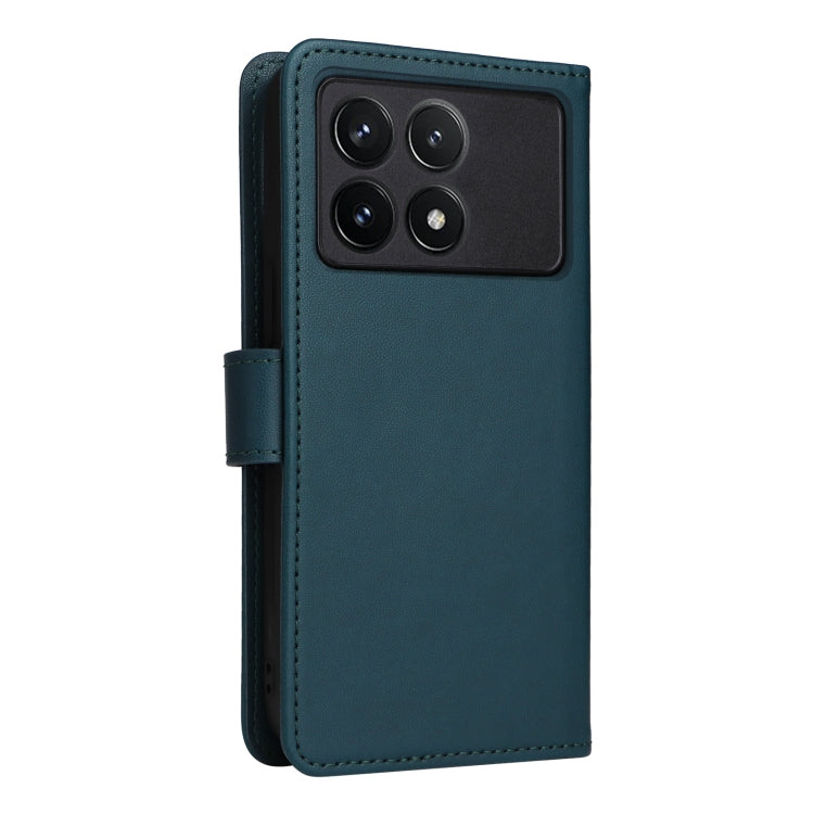 For Xiaomi POCO F6 Pro BETOPNICE BN-005 2 in 1 Detachable Imitate Genuine Leather Phone Case(Blue)