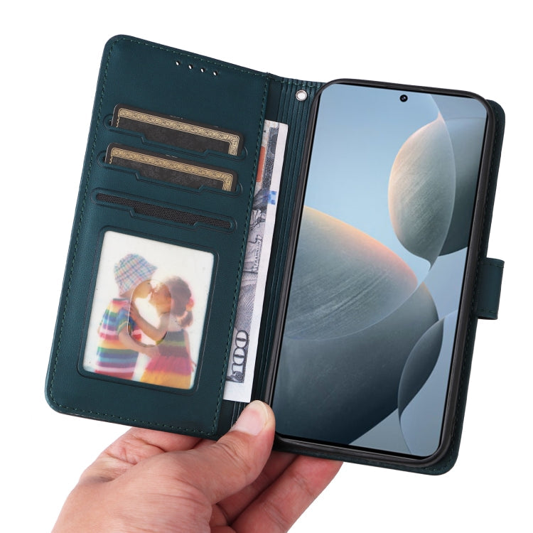 For Xiaomi POCO F6 Pro BETOPNICE BN-005 2 in 1 Detachable Imitate Genuine Leather Phone Case(Blue)
