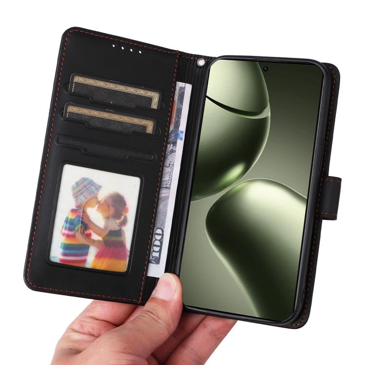 For Xiaomi 14T BETOPNICE BN-005 2 in 1 Detachable Imitate Genuine Leather Phone Case(Black)