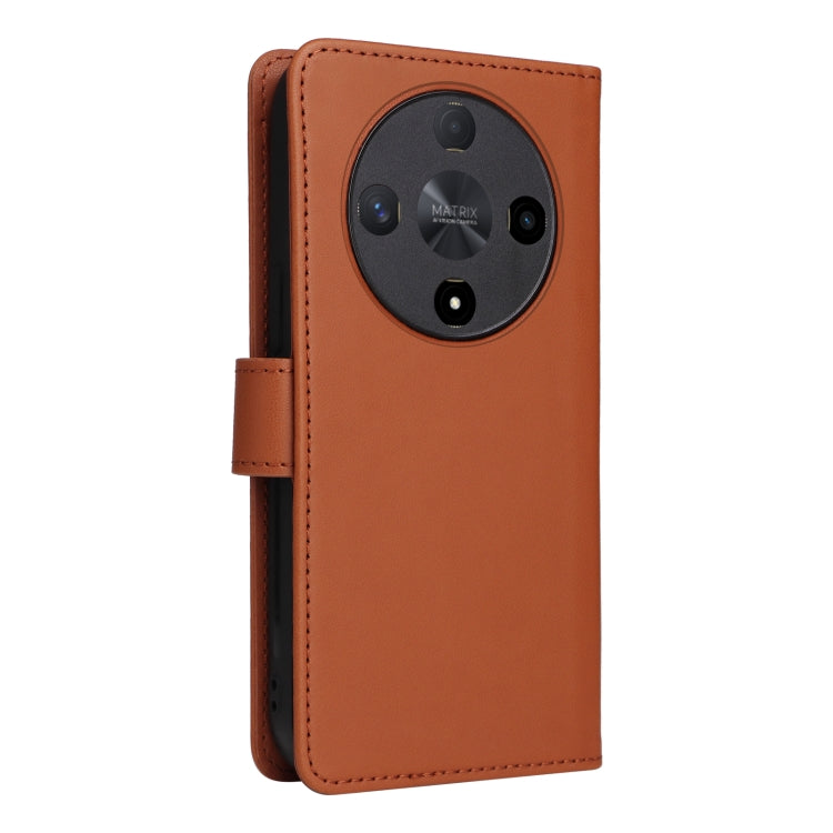 For Honor X9b BETOPNICE BN-005 2 in 1 Detachable Imitate Genuine Leather Phone Case(Brown)