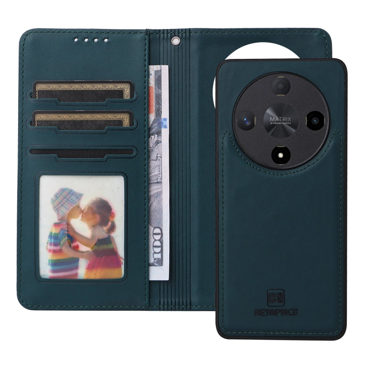 For Honor X9b BETOPNICE BN-005 2 in 1 Detachable Imitate Genuine Leather Phone Case(Blue)
