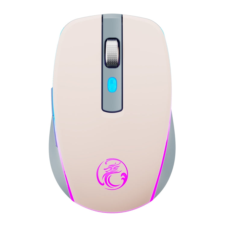 iMICE G903 2.4G Single Mode 6-key Silent Wireless Gaming Mouse(Pink)