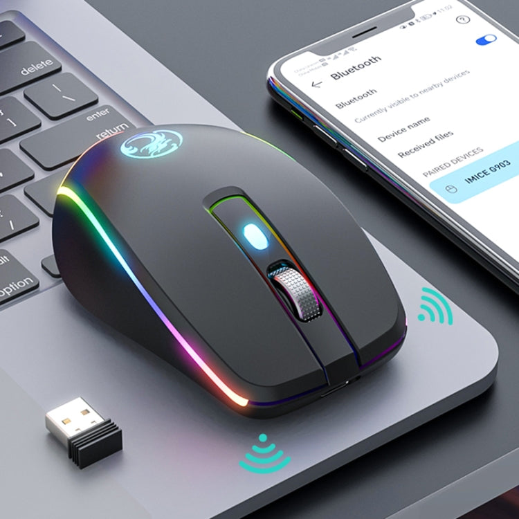 iMICE G903 2.4G Single Mode 6-key Silent Wireless Gaming Mouse(Green)