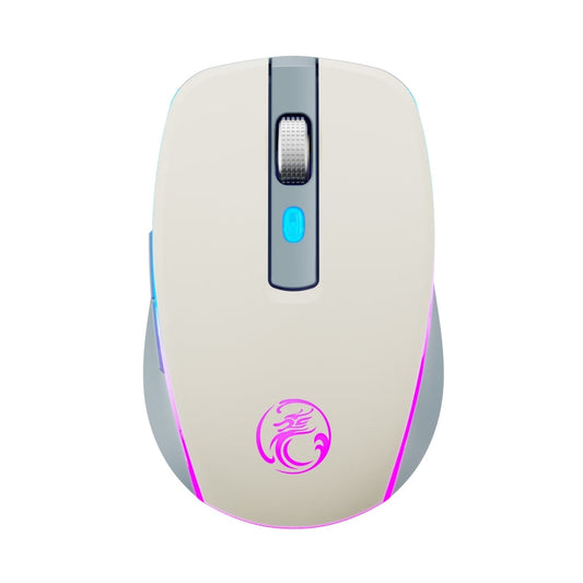iMICE G903 Bluetooth Dual Mode 6-key Silent Wireless Gaming Mouse(Beige)