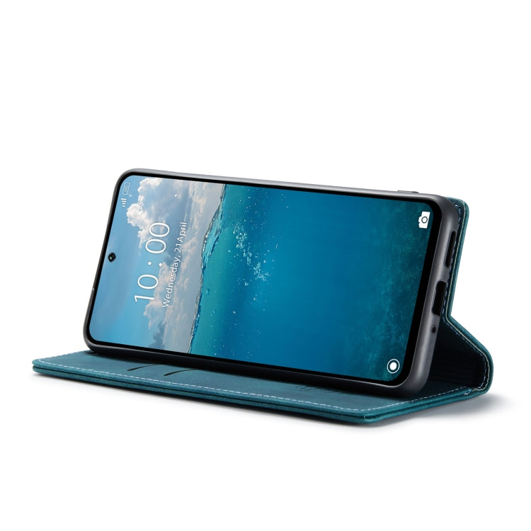 For Redmi 13 CaseMe 013 Multifunctional Horizontal Flip Leather Phone Case(Blue)