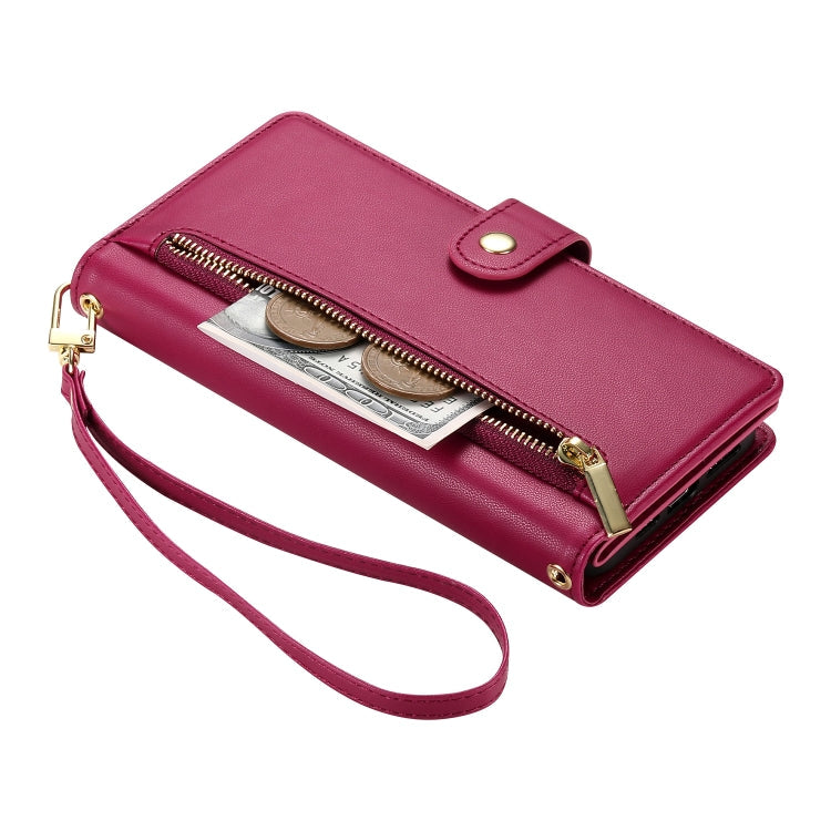 Nine Card-slot Zipper Wallet Bag Leather Phone Case, For Realme 11 4G, For Realme 11 5G / 11x, For Realme C53 / Narzo N53 4G, For Realme 11 Pro / 11 Pro+