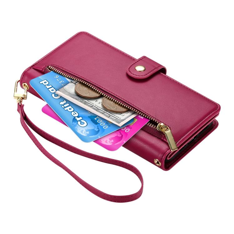 Nine Card-slot Zipper Wallet Bag Leather Phone Case, For Realme 13+, For Realme 13 Pro / 13 Pro+ Global, For Realme GT 6 Global, For Realme C63