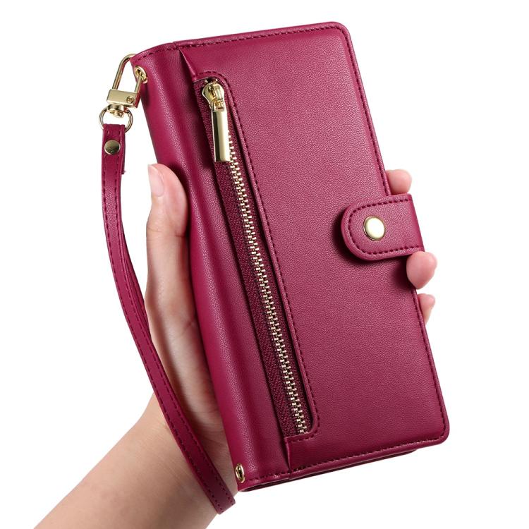 Nine Card-slot Zipper Wallet Bag Leather Phone Case, For Realme 13+, For Realme 13 Pro / 13 Pro+ Global, For Realme GT 6 Global, For Realme C63