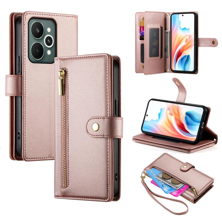 Nine Card-slot Zipper Wallet Bag Leather Phone Case, For Realme C85 5G / Realme 15x 5G, For Realme C85 Pro 4G, For Realme 15T 5G, For Realme 15 5G / Realme 15 Pro 5G