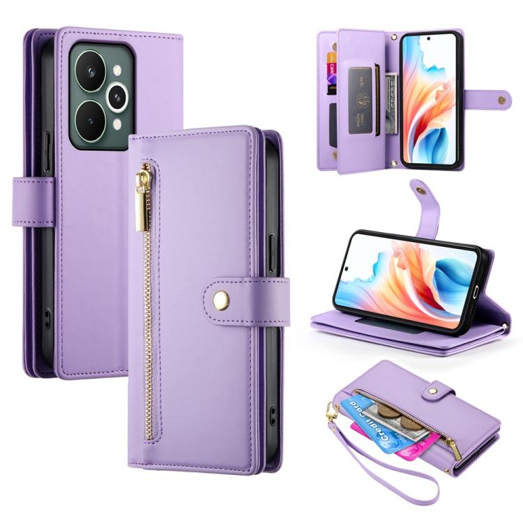 Nine Card-slot Zipper Wallet Bag Leather Phone Case, For Realme C85 5G / Realme 15x 5G, For Realme C85 Pro 4G, For Realme 15T 5G, For Realme 15 5G / Realme 15 Pro 5G