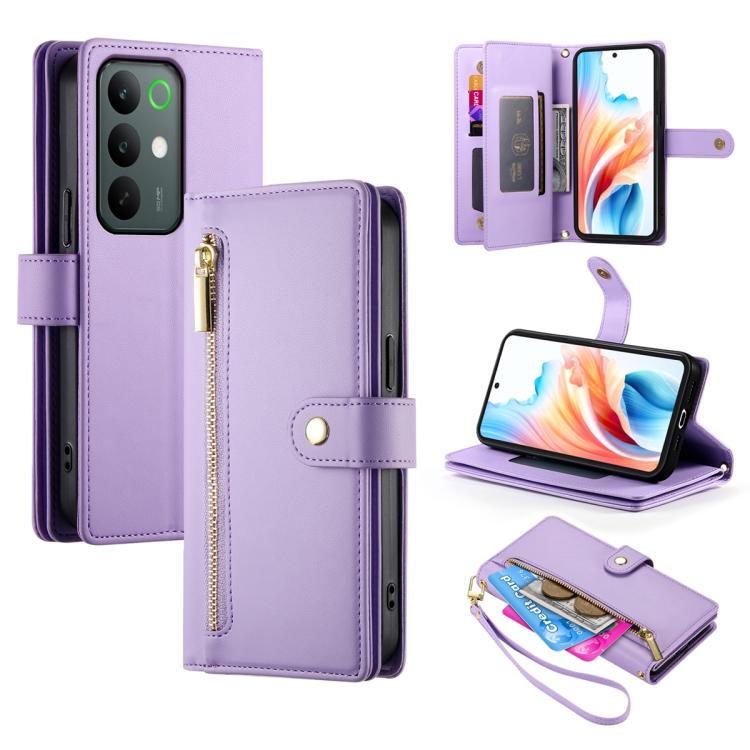 Nine Card-slot Zipper Wallet Bag Leather Phone Case, For Realme C85 5G / Realme 15x 5G, For Realme C85 Pro 4G, For Realme 15T 5G, For Realme 15 5G / Realme 15 Pro 5G