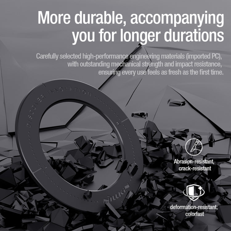 2pcs NILLKIN NKL12 Magnetic Ring Ultra(Grey)