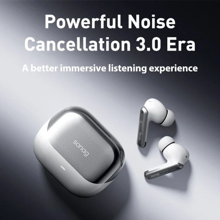 Sanag T51S TWS ANC Noise Reduction Wireless Bluetooth Earphone(Black)