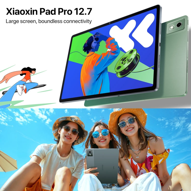 Lenovo Xiaoxin Pad Pro 12.7 inch 2025 WiFi Tablet, 8GB+256GB, ZUI 16, MediaTek Dimensity 8300 Octa Core, Support Fingerprint & Face Identification(Dark Grey)