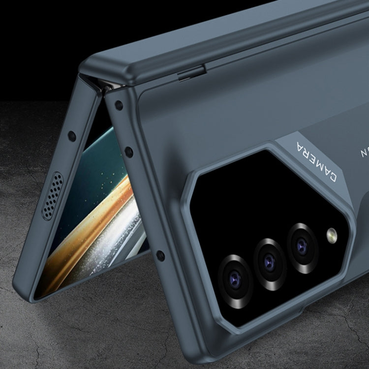 For Samsung Galaxy Z Fold4 GKK Integrated Folding Supercar Phone Case(Titanium Grey)