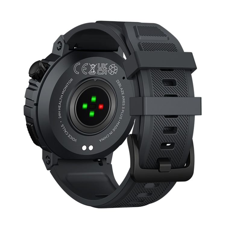 Zeblaze Ares 3 Plus 1.43 inch Fitness & Wellness Smart Watch Supports 24H Health Monitoring(Lava Black)