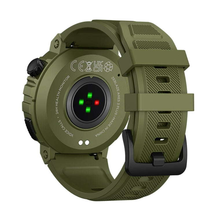 Zeblaze Ares 3 Plus 1.43 inch Fitness & Wellness Smart Watch Supports 24H Health Monitoring(Wild Green)