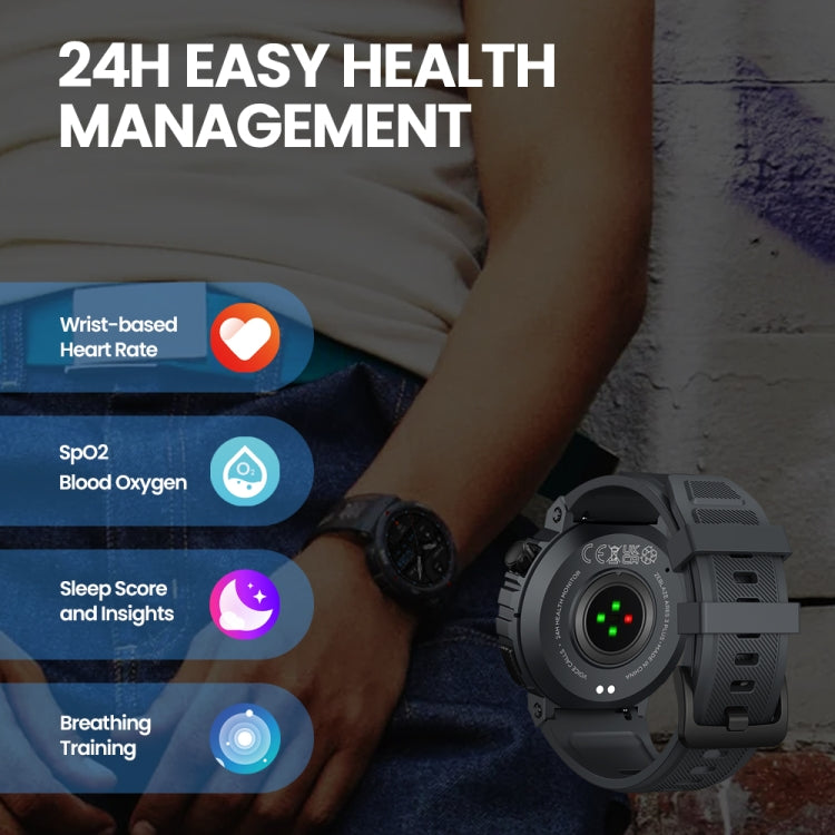 Zeblaze Ares 3 Plus 1.43 inch Fitness & Wellness Smart Watch Supports 24H Health Monitoring(Wild Green)