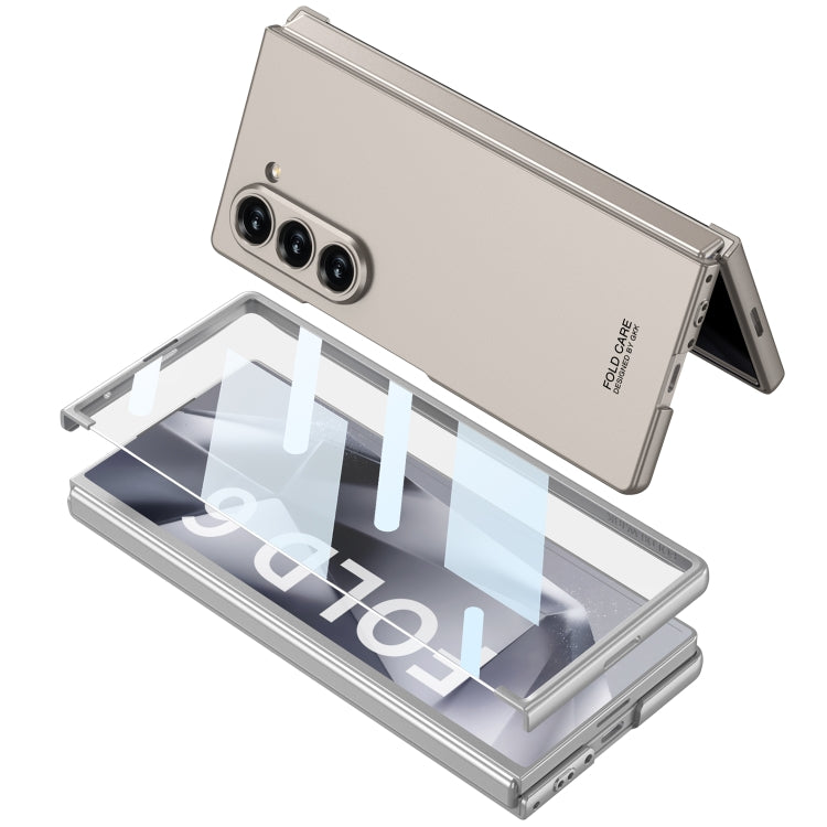 For Samsung Galaxy Z Fold6 GKK Integrated Unbounded Ultra-thin All-inclusive Phone Case(Black)