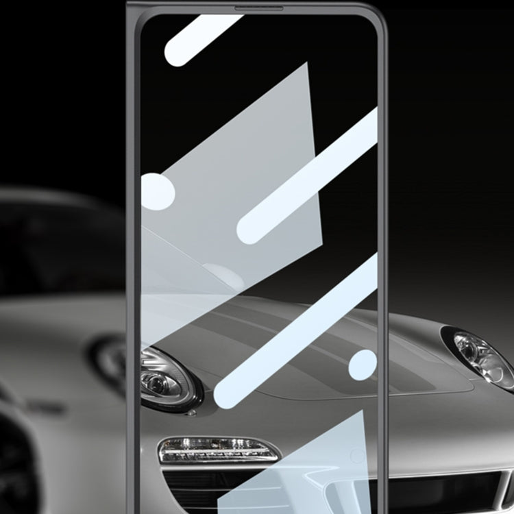 For Samsung Galaxy Z Fold6 GKK Integrated Blade Ultra-thin Full Coverage Phone Case with Pen Slot, Not Included Pen(Titanium Gray)