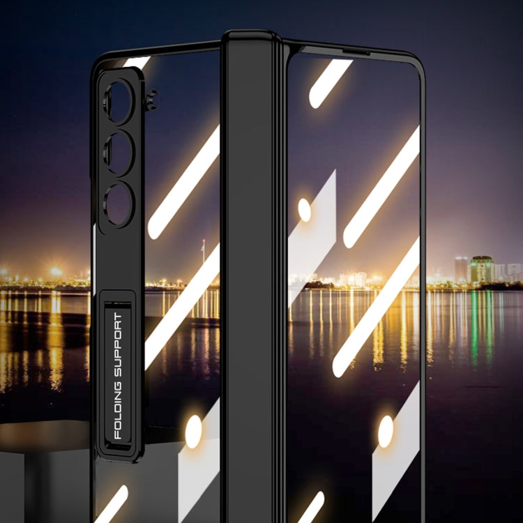 For Samsung Galaxy Z Fold6 GKK Integrated Magnetic Fold Hinge Phantom Phone Case(Titanium Gray)