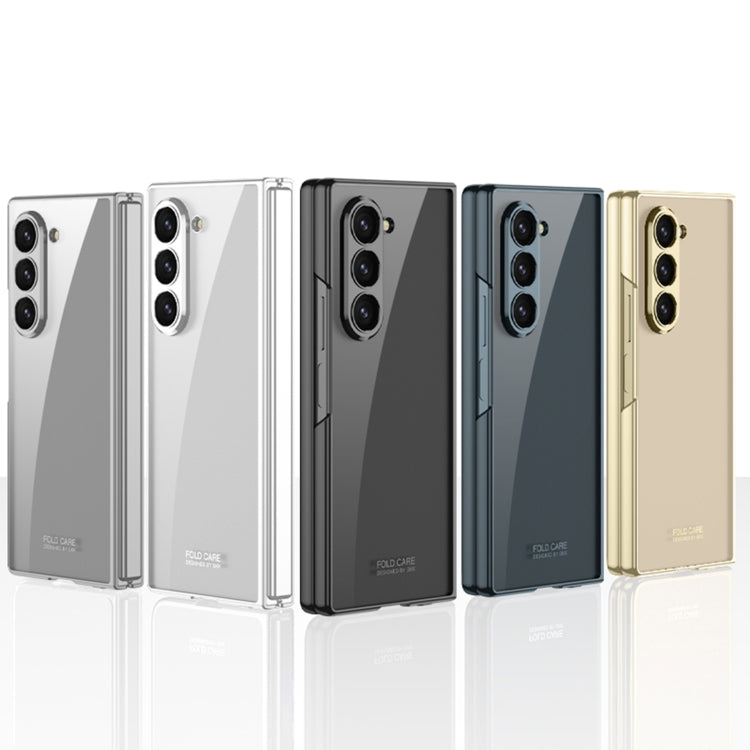 For Samsung Galaxy Z Fold6 GKK Integrated Electroplating Phantom Full Coverage Phone Case(Green)