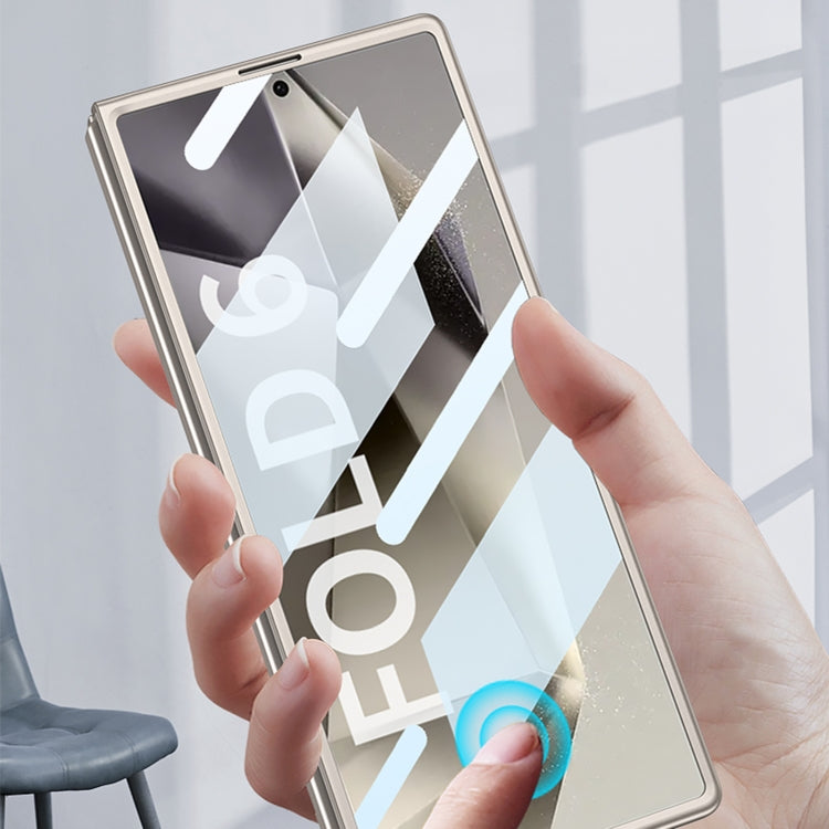 For Samsung Galaxy Z Fold6 GKK Integrated Electroplating Telescope Full Coverage Phone Case(Green)