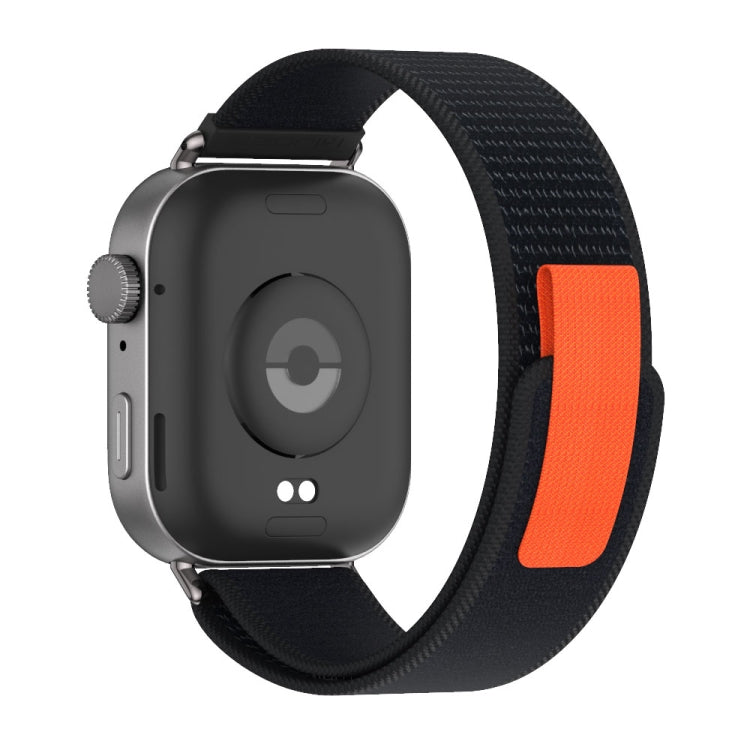 For Huawei Watch Fit3 MIJOBS Nylon Watch Band Wristband(Black)