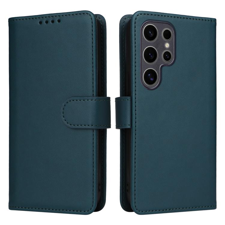For Samsung Galaxy S25 Ultra 5G BETOPNICE BN-005 2 in 1 Detachable Imitate Genuine Leather Phone Case(Blue)
