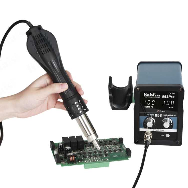 Kaisi 858Pro Smart Sleep Lead-free Digital Display Hot Air Gun Desoldering Station, Plug:EU Plug