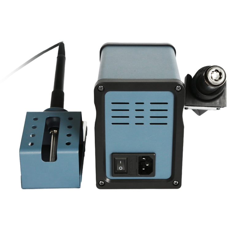 Kaisi 878Pro 2 in 1 Smart Sleep Lead-free Digital Display Hot Air Gun Soldering Iron Station, Plug:EU Plug