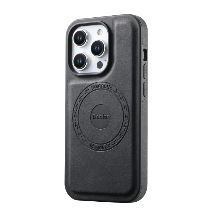 For iPhone 12 Pro Max Denior A13 Skin Feel MagSafe Phone Case(Black)
