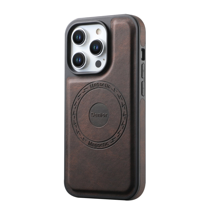 For iPhone 13 Pro Max Denior A13 Skin Feel MagSafe Phone Case(Brown)