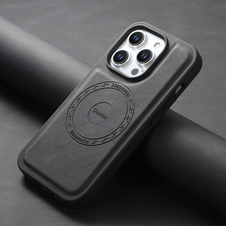 For iPhone 16 Pro Denior A13 Skin Feel MagSafe Phone Case(Black)