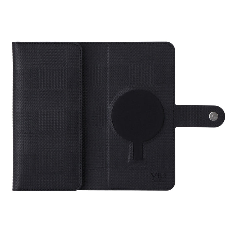 For Samsung Galaxy S24 Ultra 5G ViLi GHA-C Series RFID MagSafe Magnetic Flip Leather Phone Case(Black)