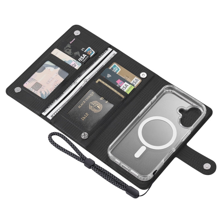 For Samsung Galaxy S24 5G ViLi GHA-C Series RFID MagSafe Magnetic Flip Leather Phone Case(Black)