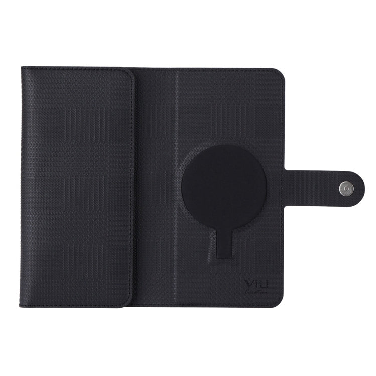 For Samsung Galaxy S24 Ultra 5G ViLi GHB-C Series RFID MagSafe Magnetic Flip Leather Phone Case(Black)