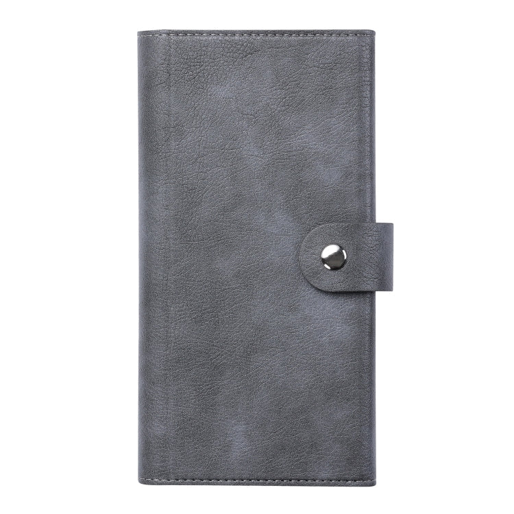 For iPhone 16 Pro ViLi GVA Series MagSafe Magnetic RFID Leather Phone Case(Grey)