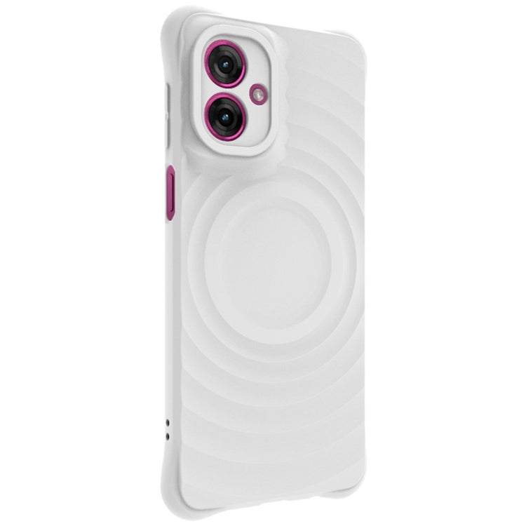 For Motorola Moto G55 5G IMAK UC-6 Series Manbo Frosting Soft Phone Case(White)