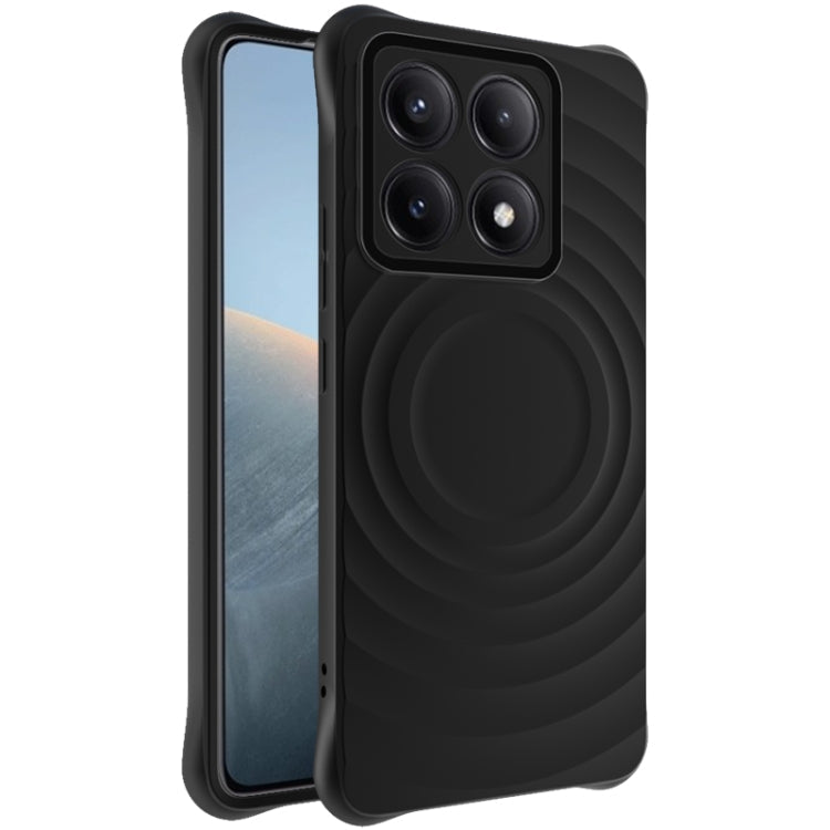 For Xiaomi 14T IMAK UC-6 Series Manbo Frosting Soft Phone Case(Black)