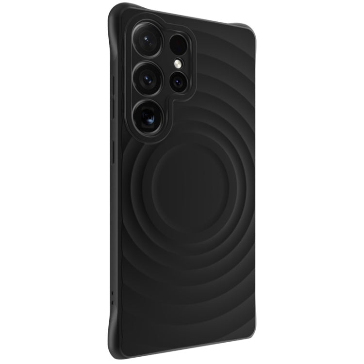 For Samsung Galaxy S25 Ultra 5G IMAK UC-6 Series Manbo Frosting Soft Phone Case(Black)