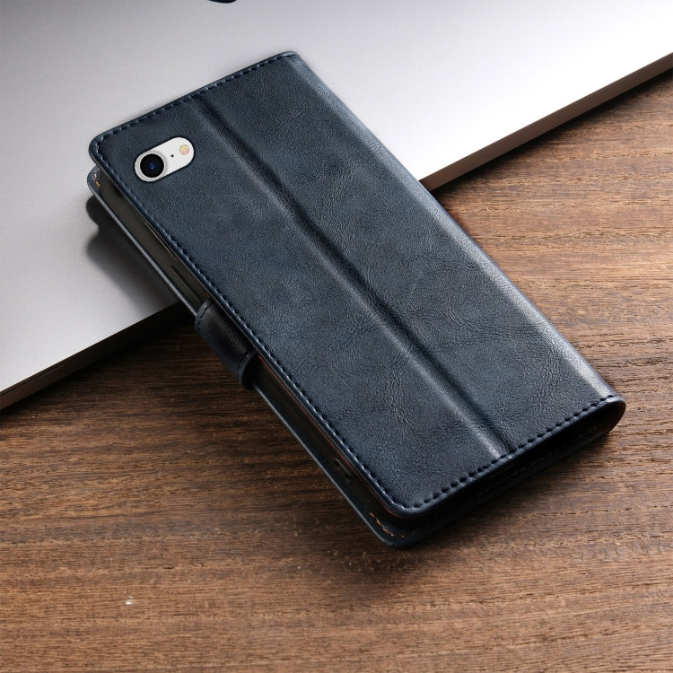 For iPhone 17e / 16e N.BEKUS CSJ-P1 Solid Color Leather Phone Case(Blue)