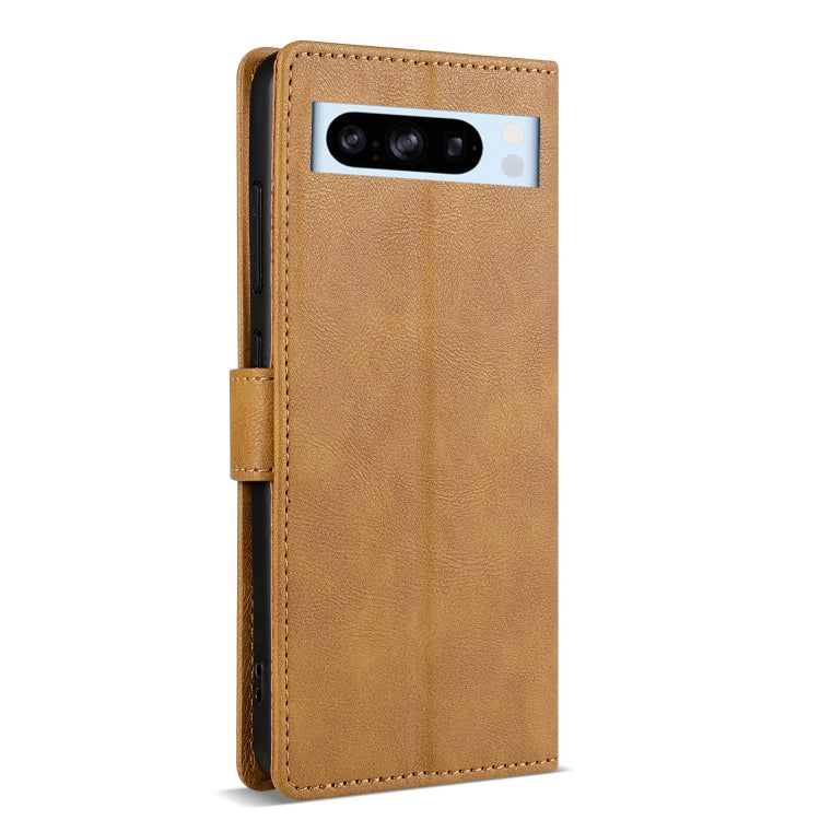 For Google Pixel 6 N.BEKUS CSJ-P1 Solid Color Leather Phone Case(Brown)