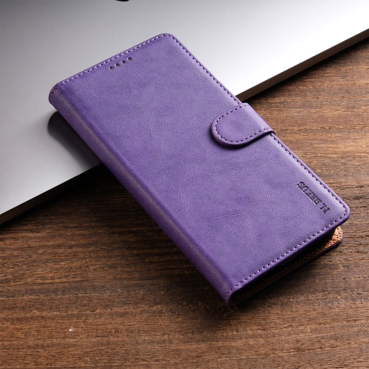 For Google Pixel 7 N.BEKUS CSJ-P1 Solid Color Leather Phone Case(Purple)